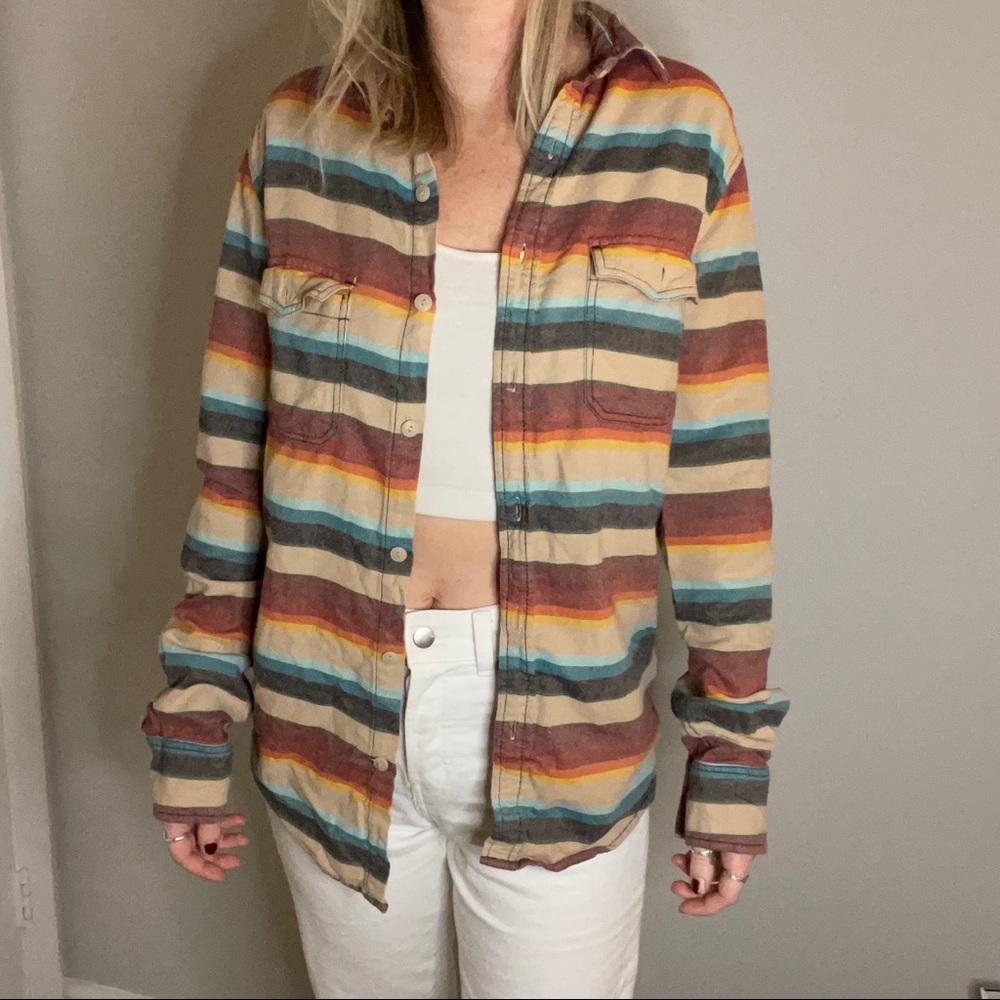 Multicolor stripe button down - Picture 3 of 3